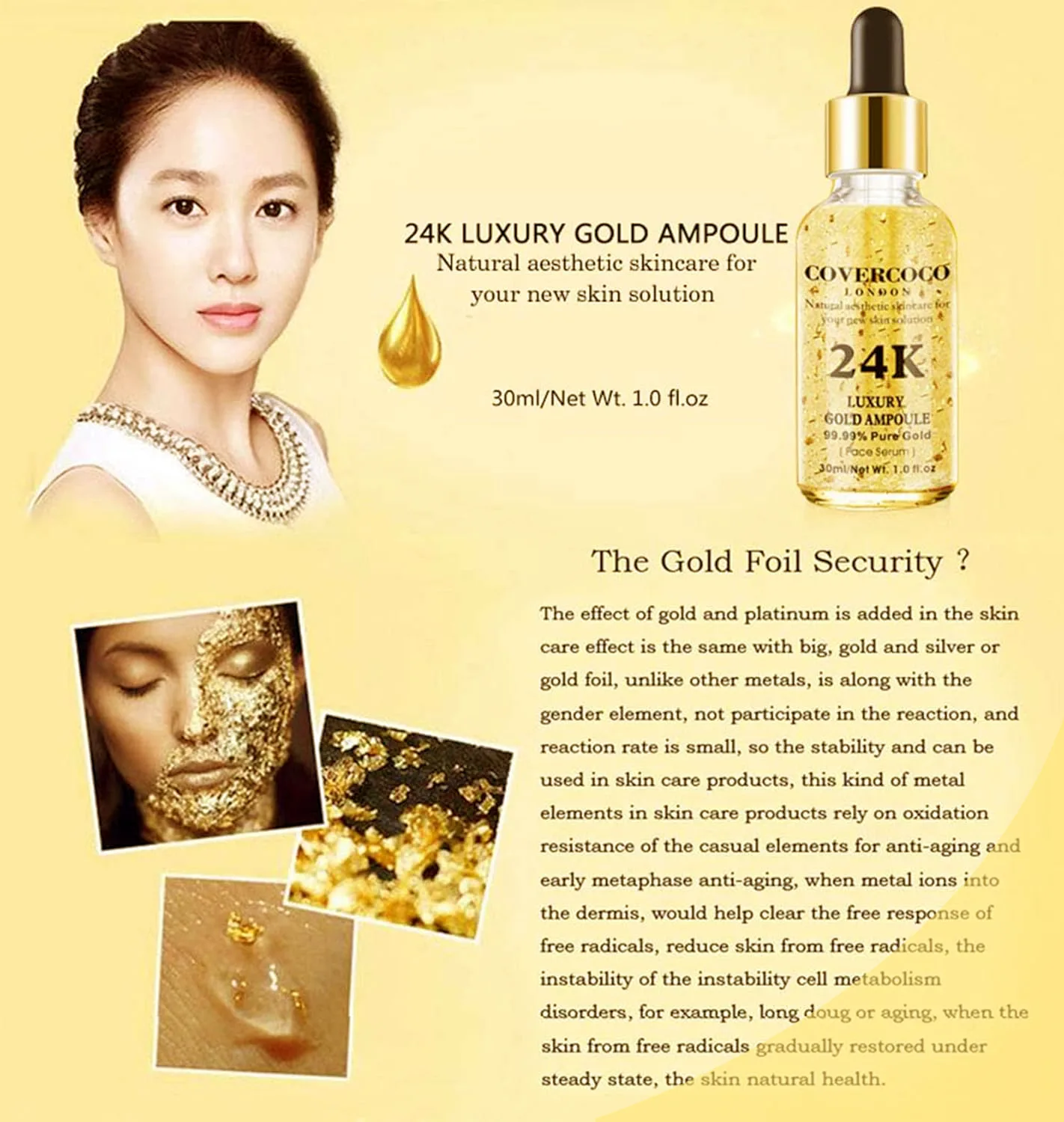 COVERCOCO 24K Gold Face Serum - Image 11